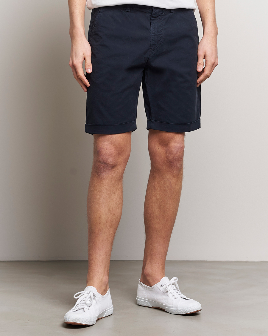 Herre | Preppy Authentic | GANT | Regular Sunbleached Shorts Marine