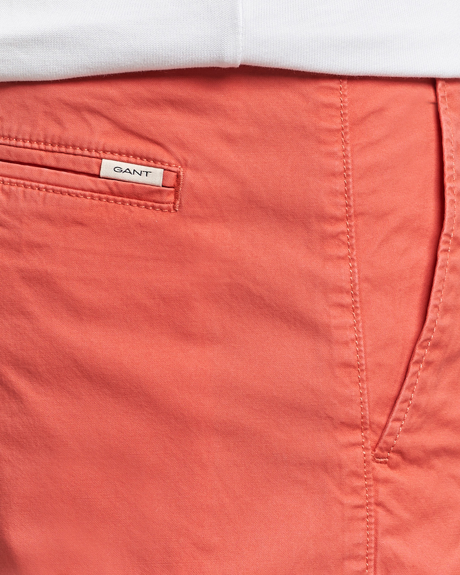 Herre | Shorts | GANT | Regular Sunbleached Shorts Sunset Pink