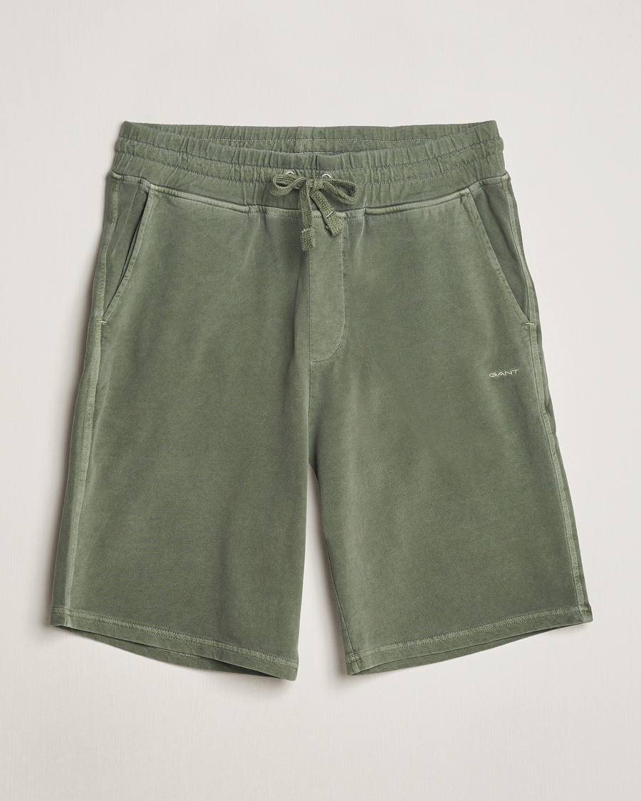 Herre | Shorts | GANT | Sunbleached Sweatshorts Pine Green