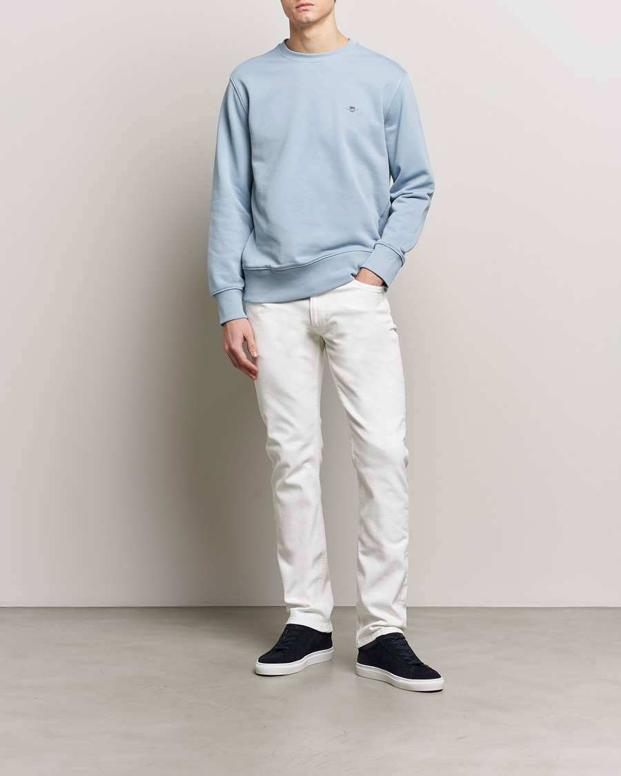 Herre | Gensere | GANT | Original Crew Neck Sweatshirt Dove Blue