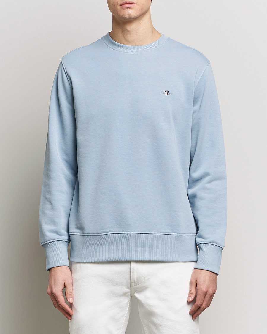 Herre | Gensere | GANT | Original Crew Neck Sweatshirt Dove Blue