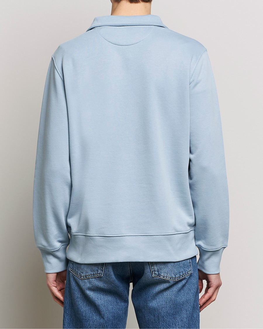 Herre | Gensere | GANT | Original Shield Half Zip Sweater Dove Blue