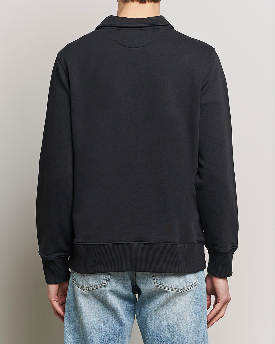 Herre | Gensere | GANT | Original Shield Half Zip Sweater Black