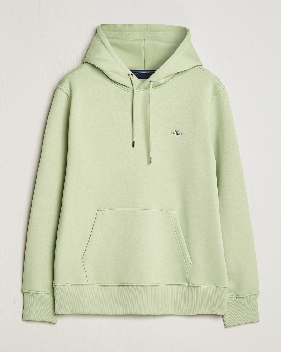 Herre | Gensere | GANT | Original Shield Logo Hoodie Milky Matcha