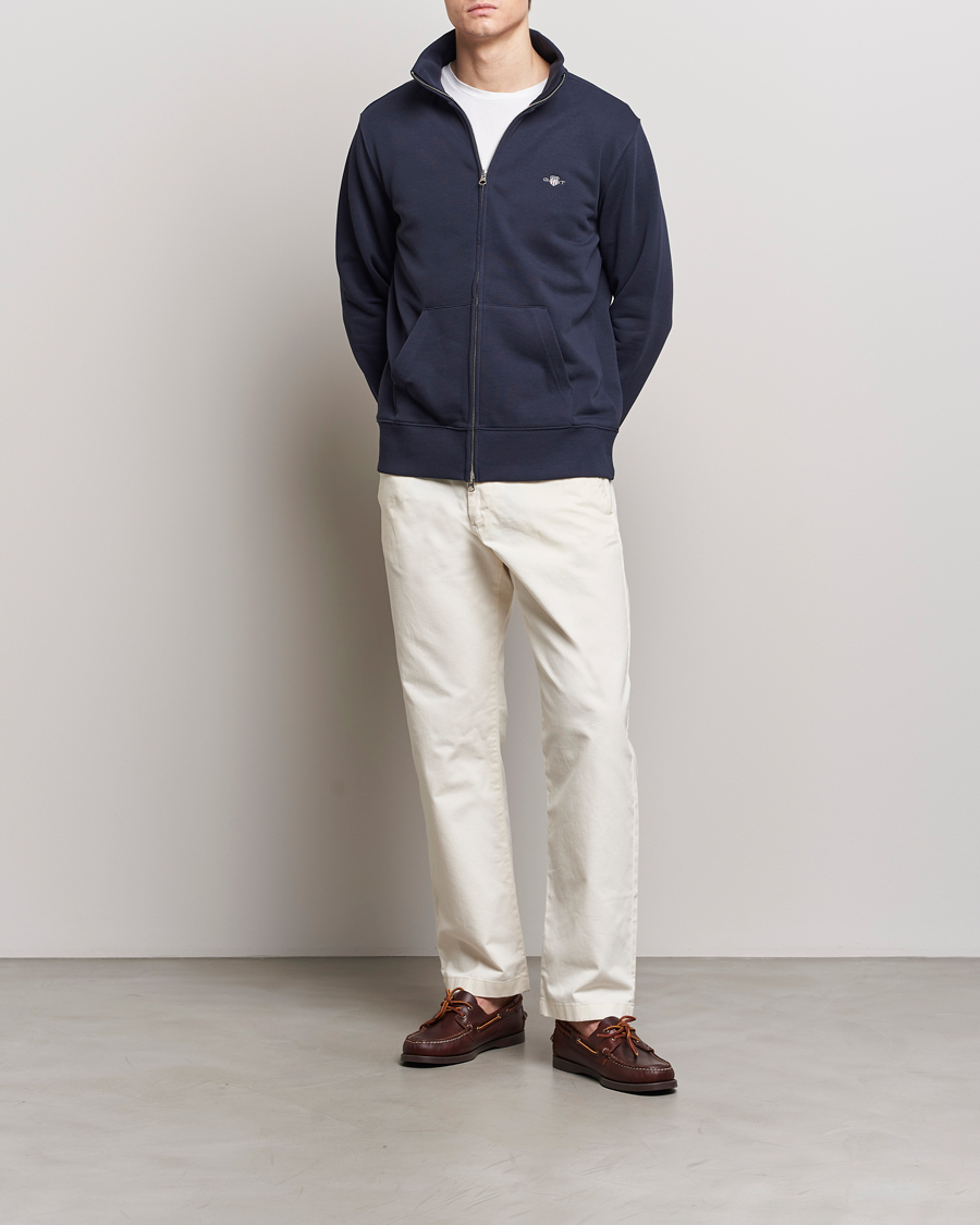 Herre | Gensere | GANT | Original Full Zip Evening Blue