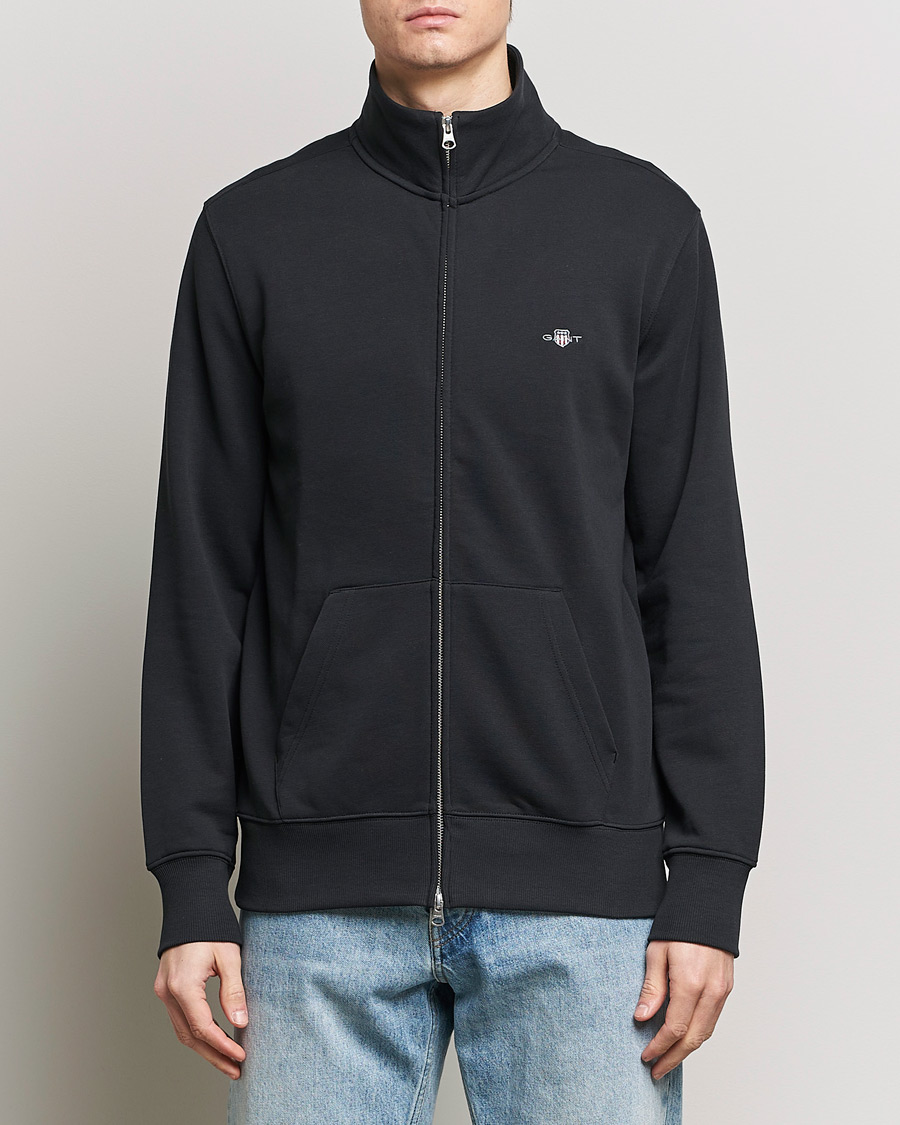 Herre | Preppy Authentic | GANT | Original Full Zip  Black