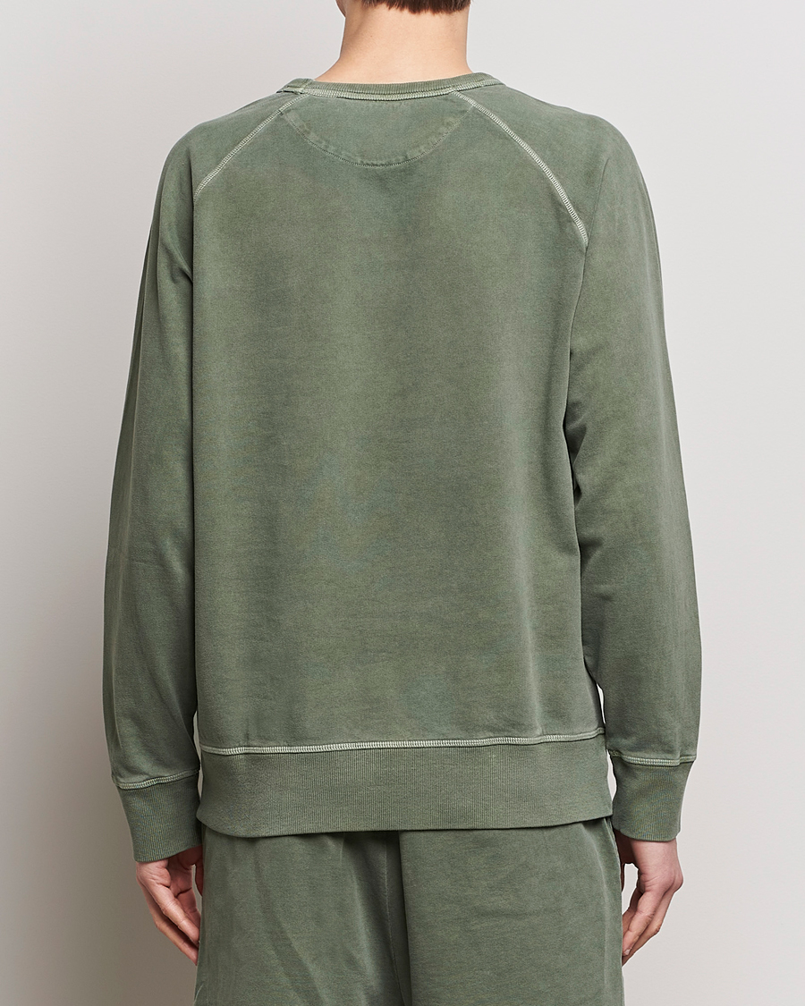 Herre | Gensere | GANT | Sunbleached Crew Neck Sweatshirt Pine Green