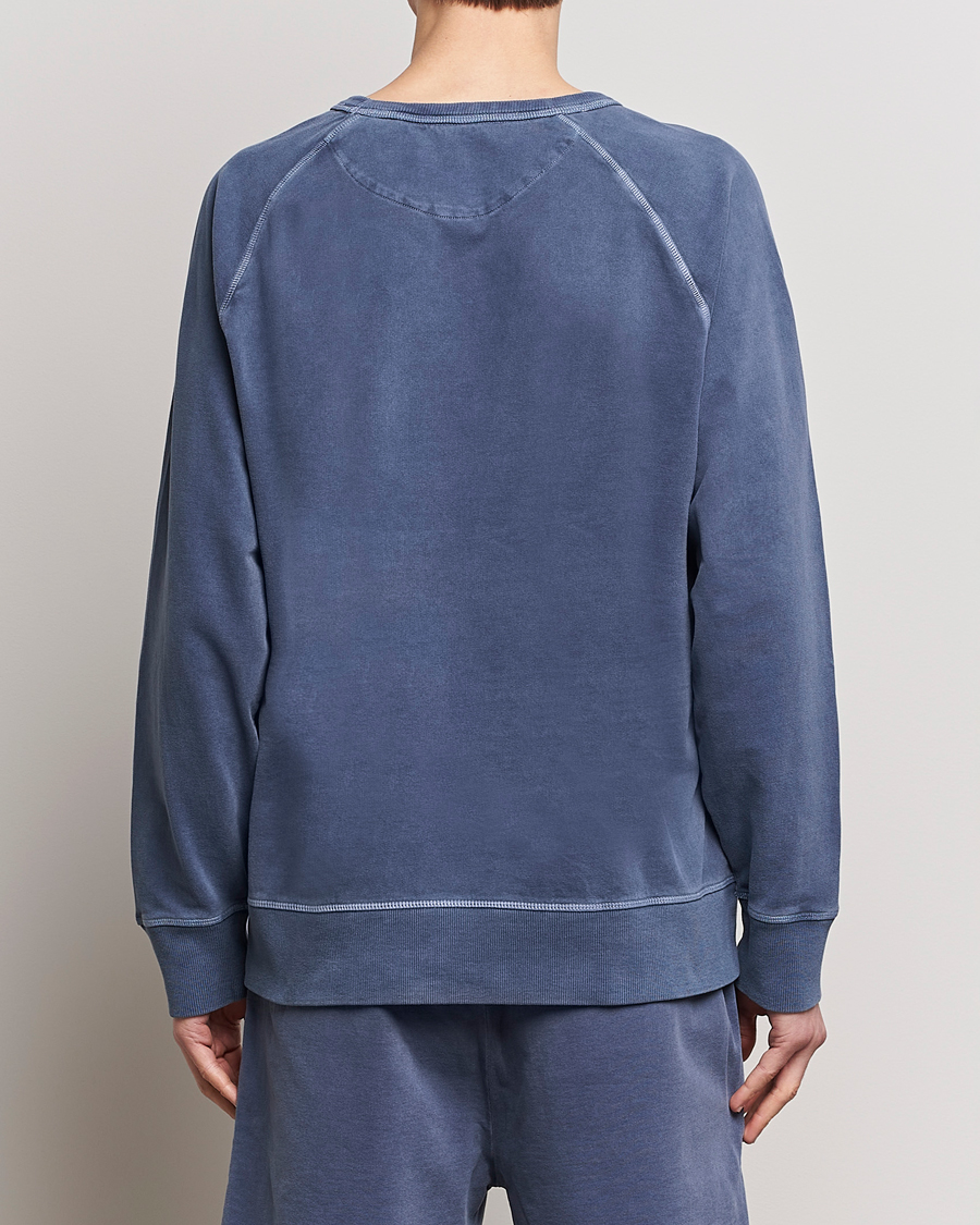 Herre | Gensere | GANT | Sunbleached Crew Neck Sweatshirt Dusty Blue Sea