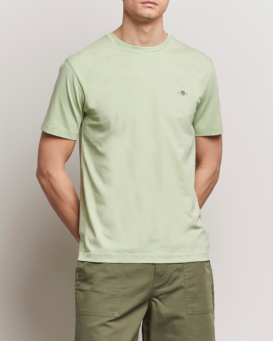 Herre | T-Shirts | GANT | The Original T-Shirt Milky Matcha