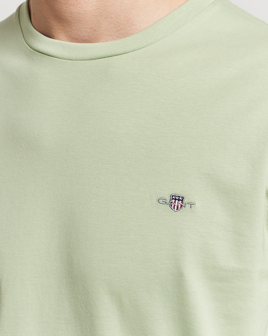 Herre | T-Shirts | GANT | The Original T-Shirt Milky Matcha