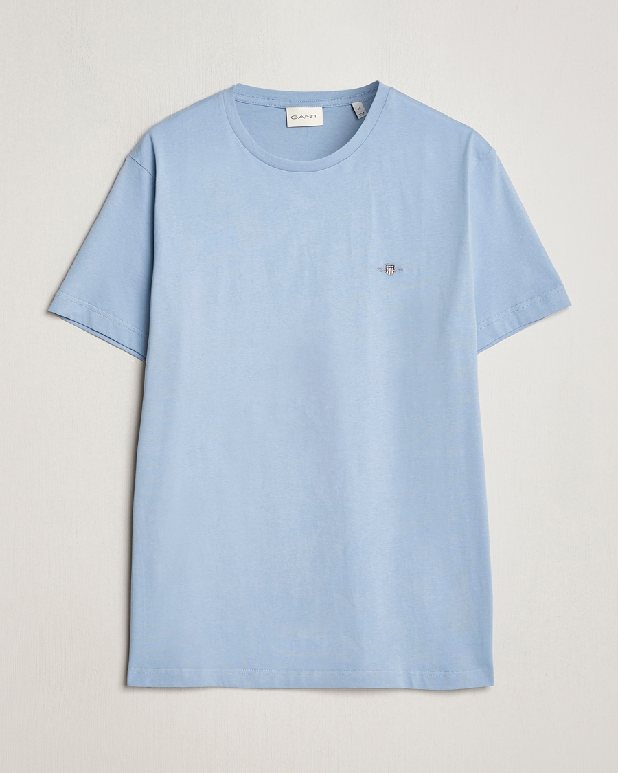 Herre | T-Shirts | GANT | The Original T-Shirt Dove Blue