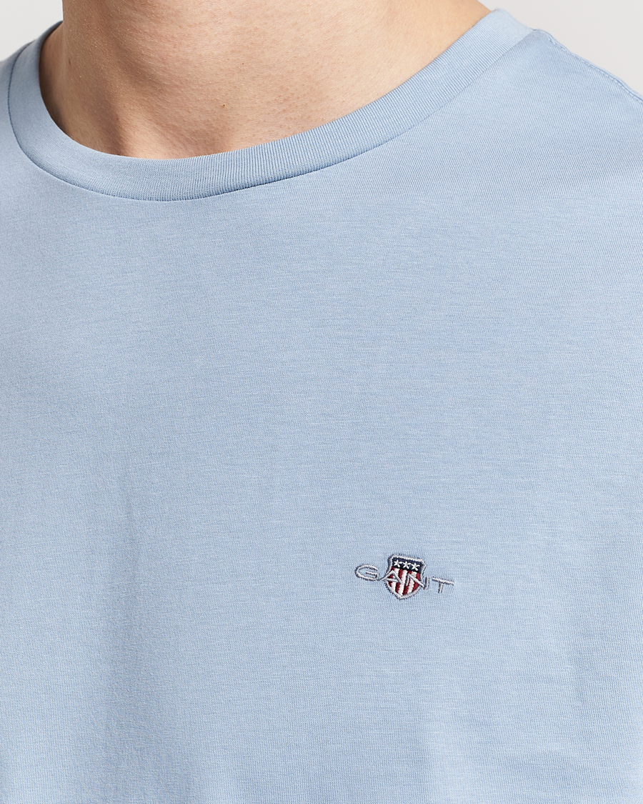 Herre | T-Shirts | GANT | The Original T-Shirt Dove Blue