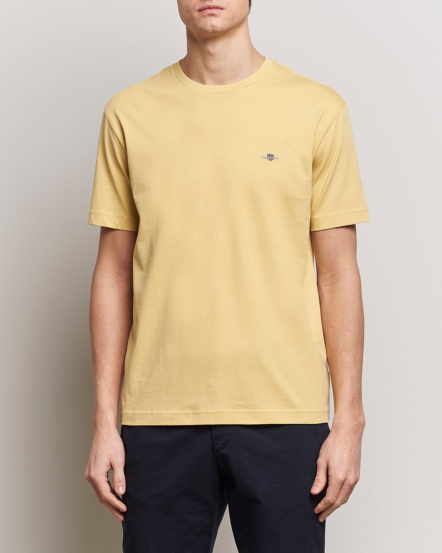 Herre | Avdelinger | GANT | The Original T-Shirt Dusty Yellow