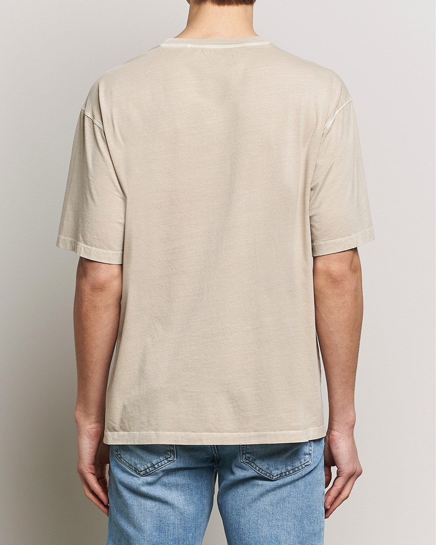 Herre | T-Shirts | GANT | Sunbleached T-Shirt Silky Beige