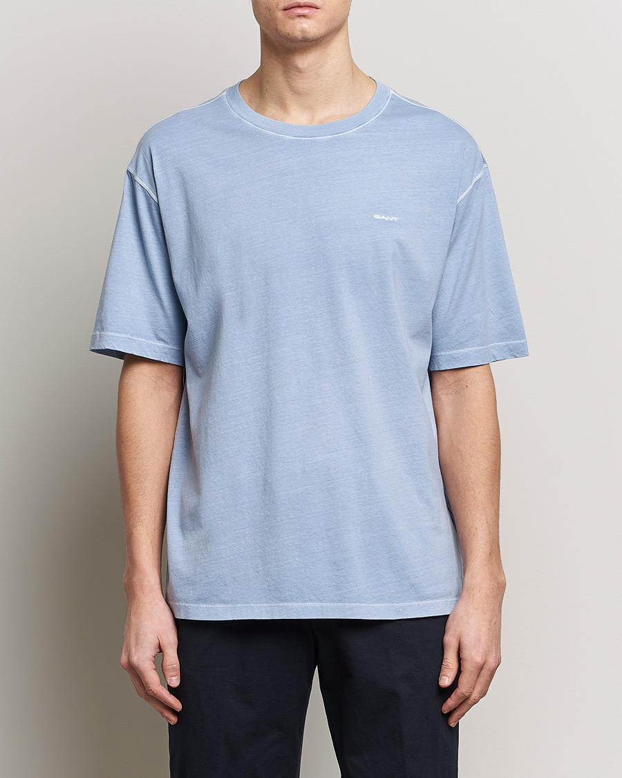 Herre | Kortermede t-shirts | GANT | Sunbleached T-Shirt Dove Blue