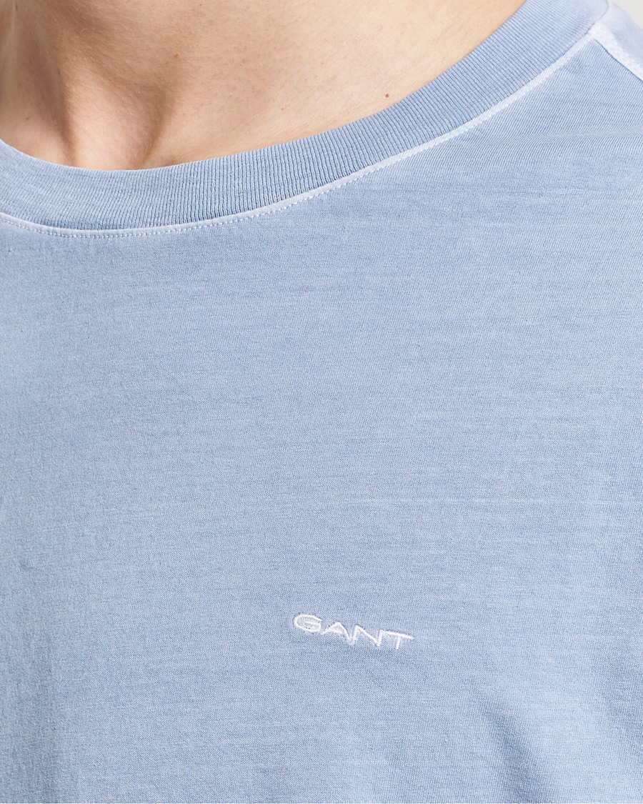 Herre | T-Shirts | GANT | Sunbleached T-Shirt Dove Blue