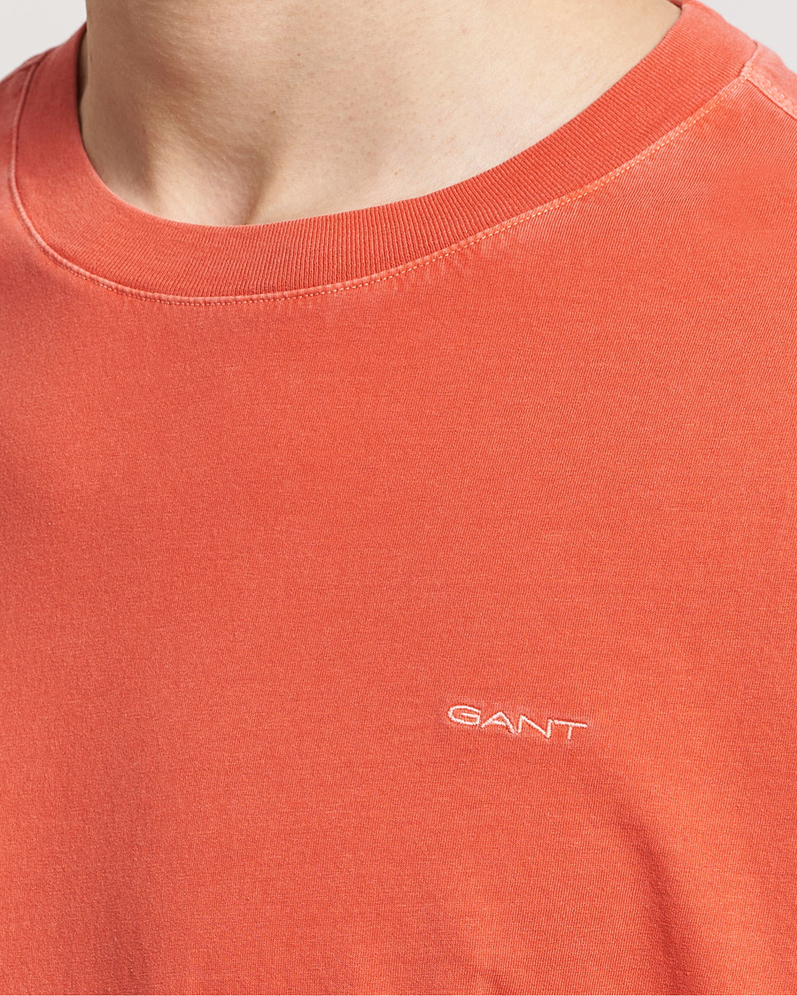 Herre | T-Shirts | GANT | Sunbleached T-Shirt Burnt Orange