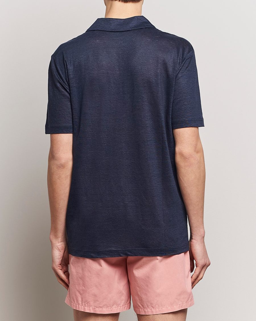 Herre | Pikéer | GANT | Linen Polo Evening Blue