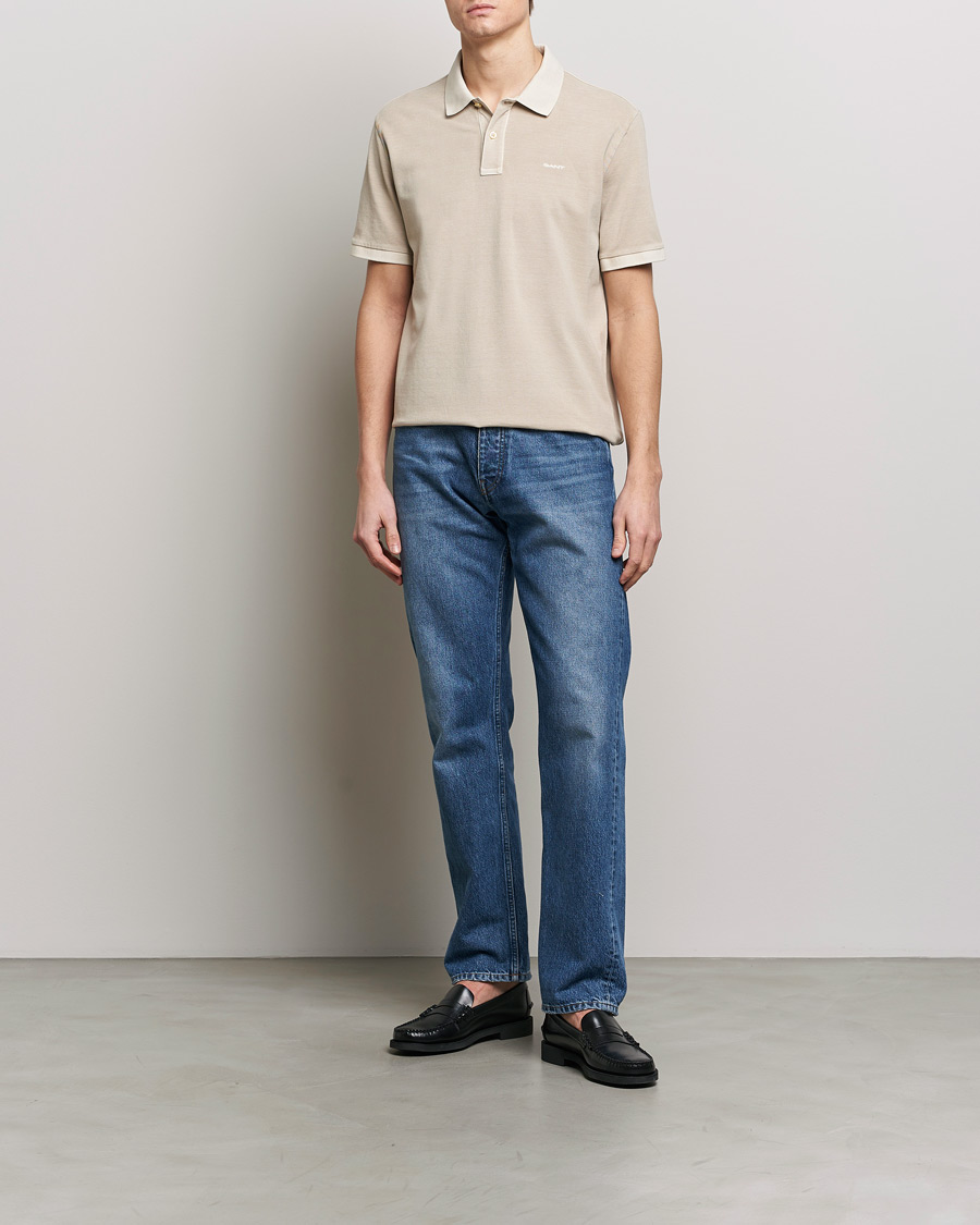 Herre | Pikéer | GANT | Sunbleached Polo Silky Beige