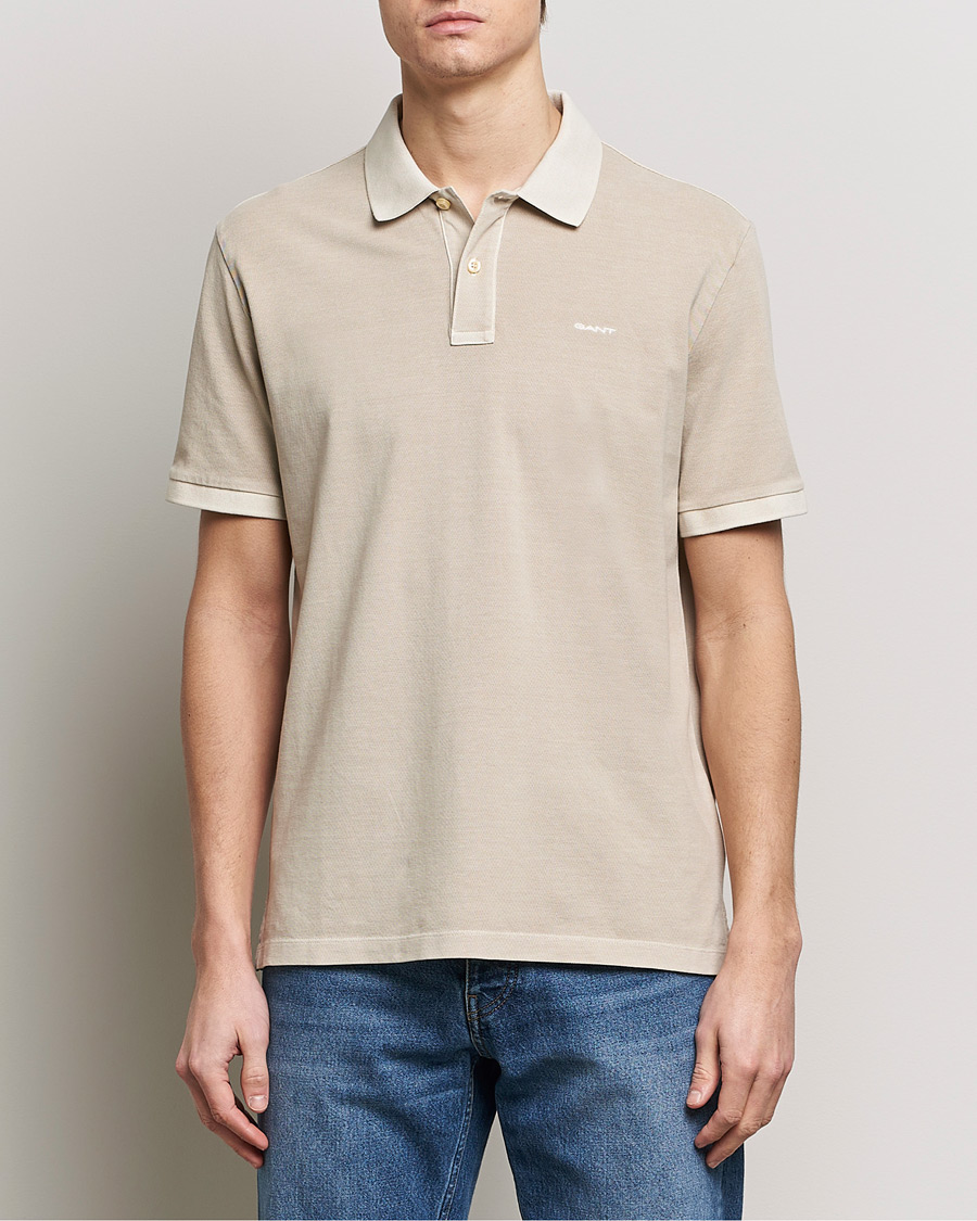 Herre | Pikéer | GANT | Sunbleached Polo Silky Beige