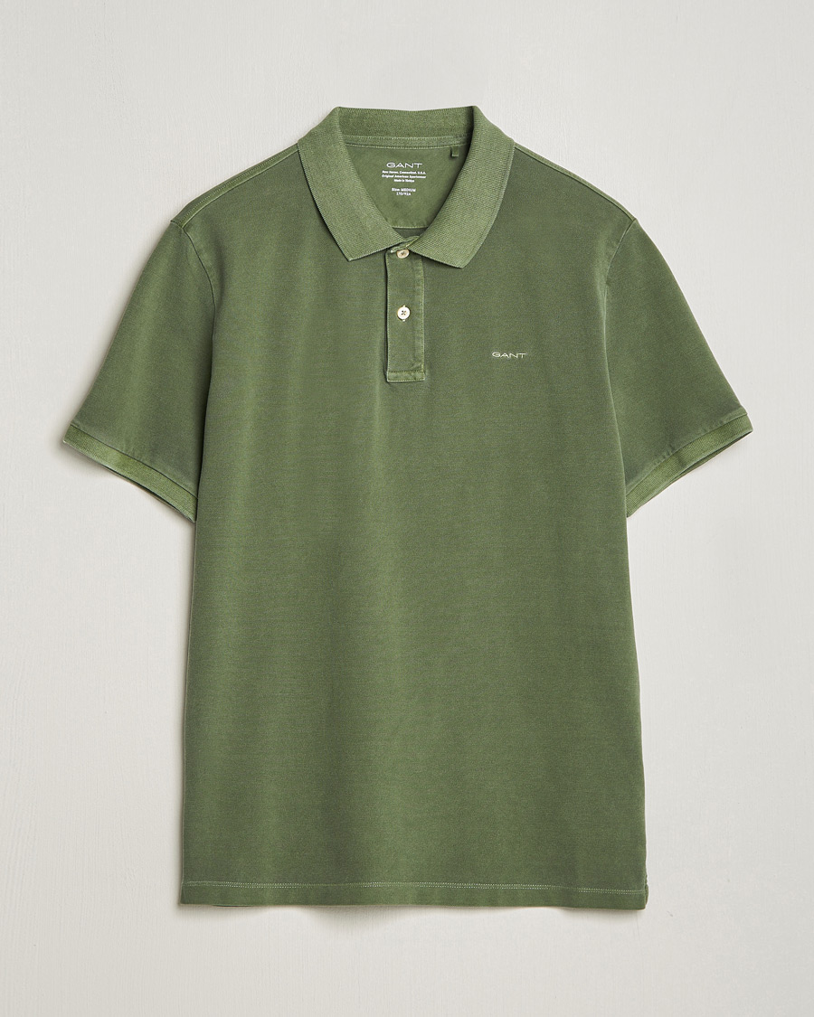 Herre | Pikéer | GANT | Sunbleached Polo Pine Green