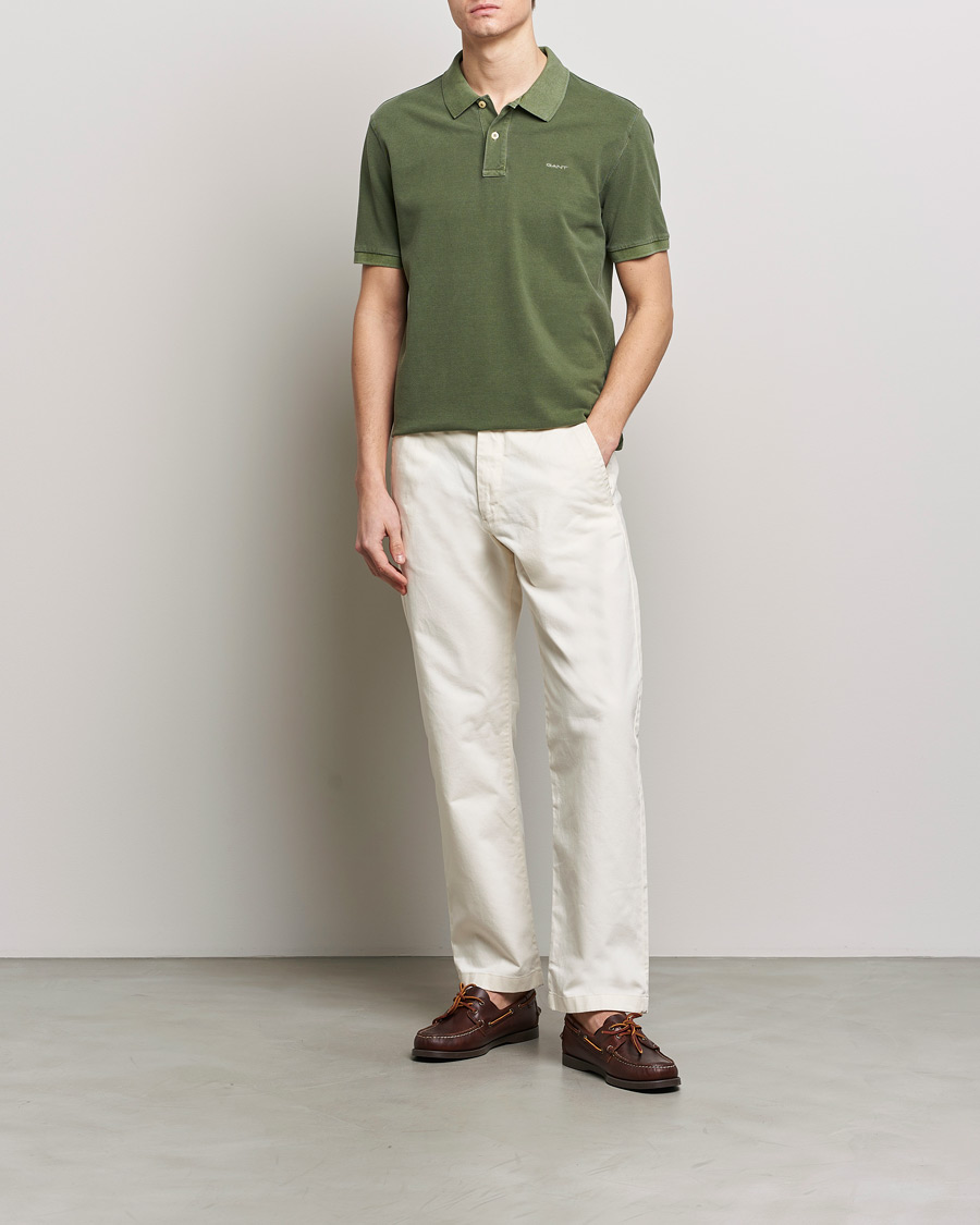 Herre | Pikéer | GANT | Sunbleached Polo Pine Green