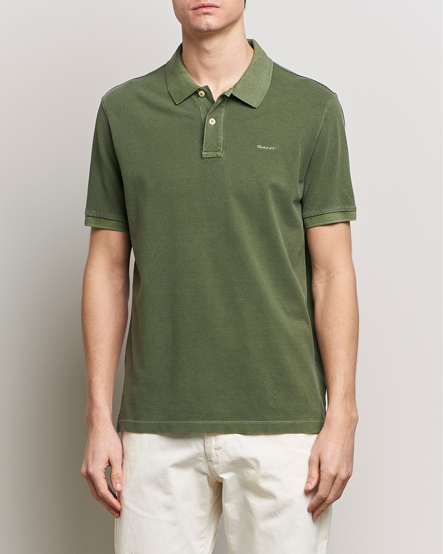 Herre | Pikéer | GANT | Sunbleached Polo Pine Green