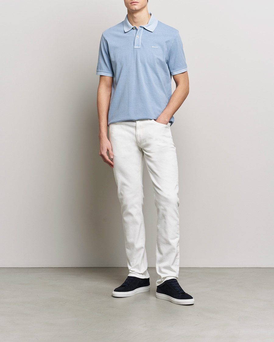 Herre | Pikéer | GANT | Sunbleached Polo Dove Blue
