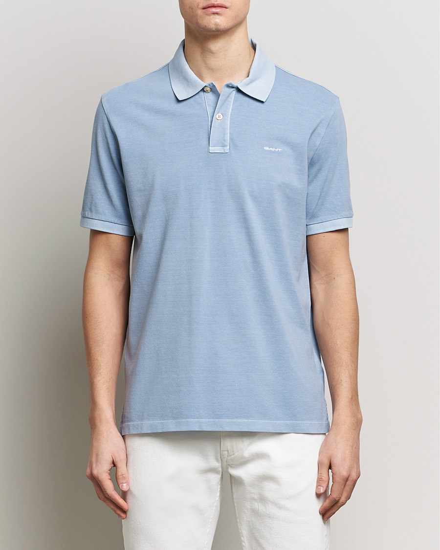 Herre | GANT | GANT | Sunbleached Polo Dove Blue