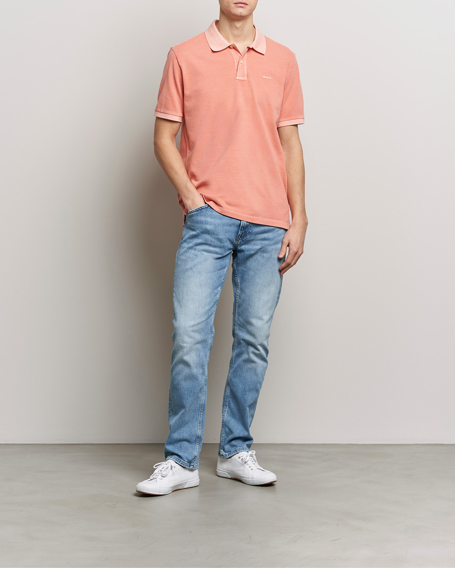 Herre | Pikéer | GANT | Sunbleached Polo Peachy Pink