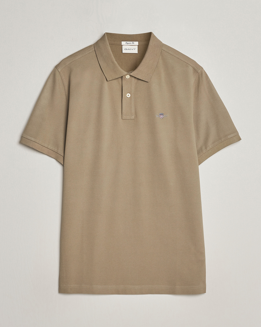 Herre | Pikéer | GANT | The Original Polo Dried Clay