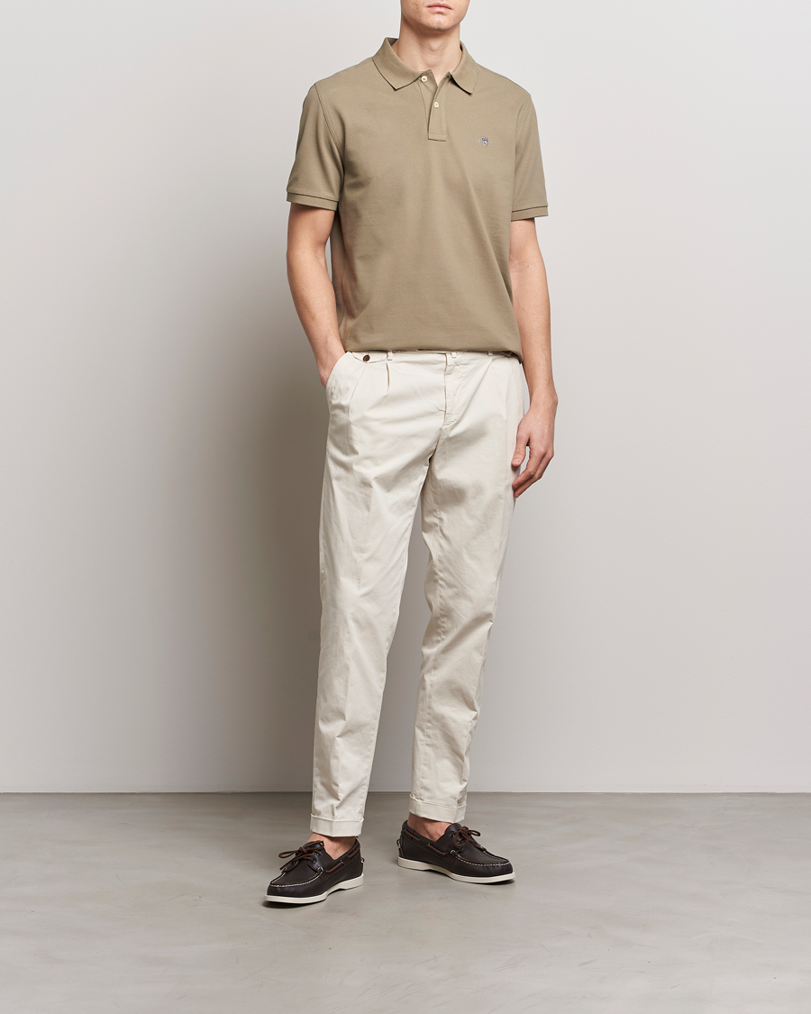 Herre | Pikéer | GANT | The Original Polo Dried Clay