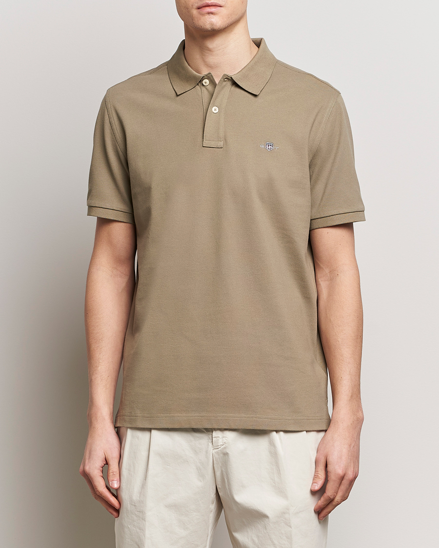 Herre | Tøj | GANT | The Original Polo Dried Clay