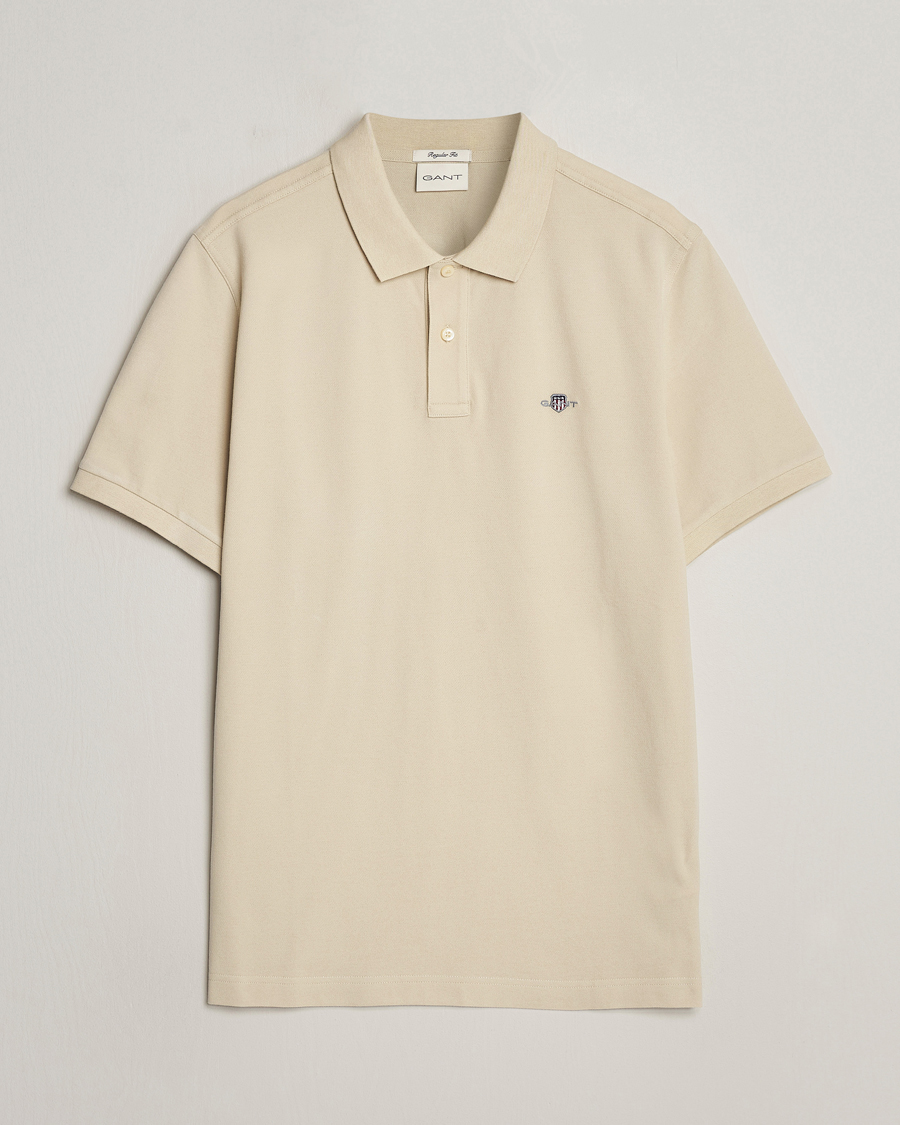 Herre | Pikéer | GANT | The Original Polo Silky Beige