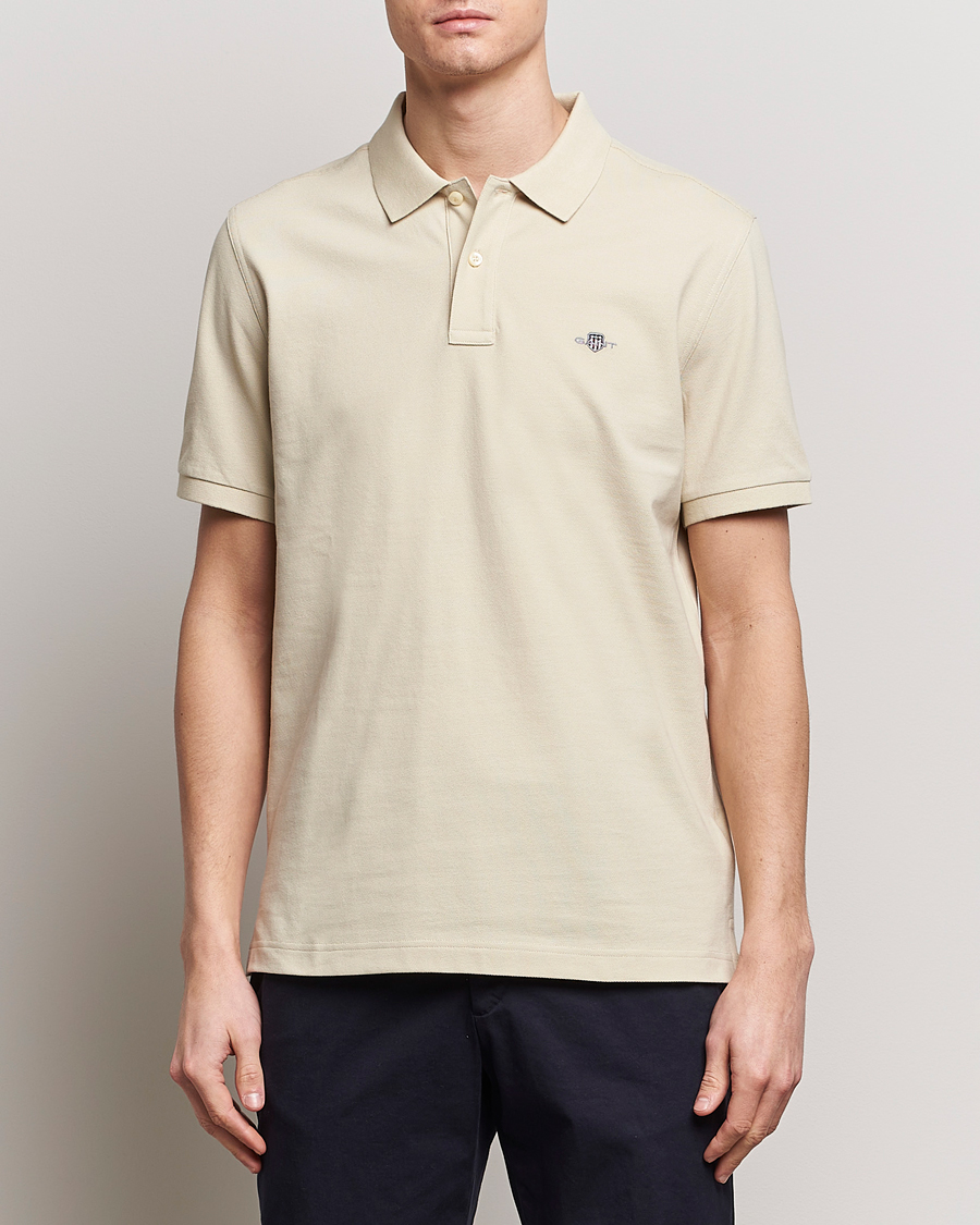 Herre | Kortermet piké | GANT | The Original Polo Silky Beige