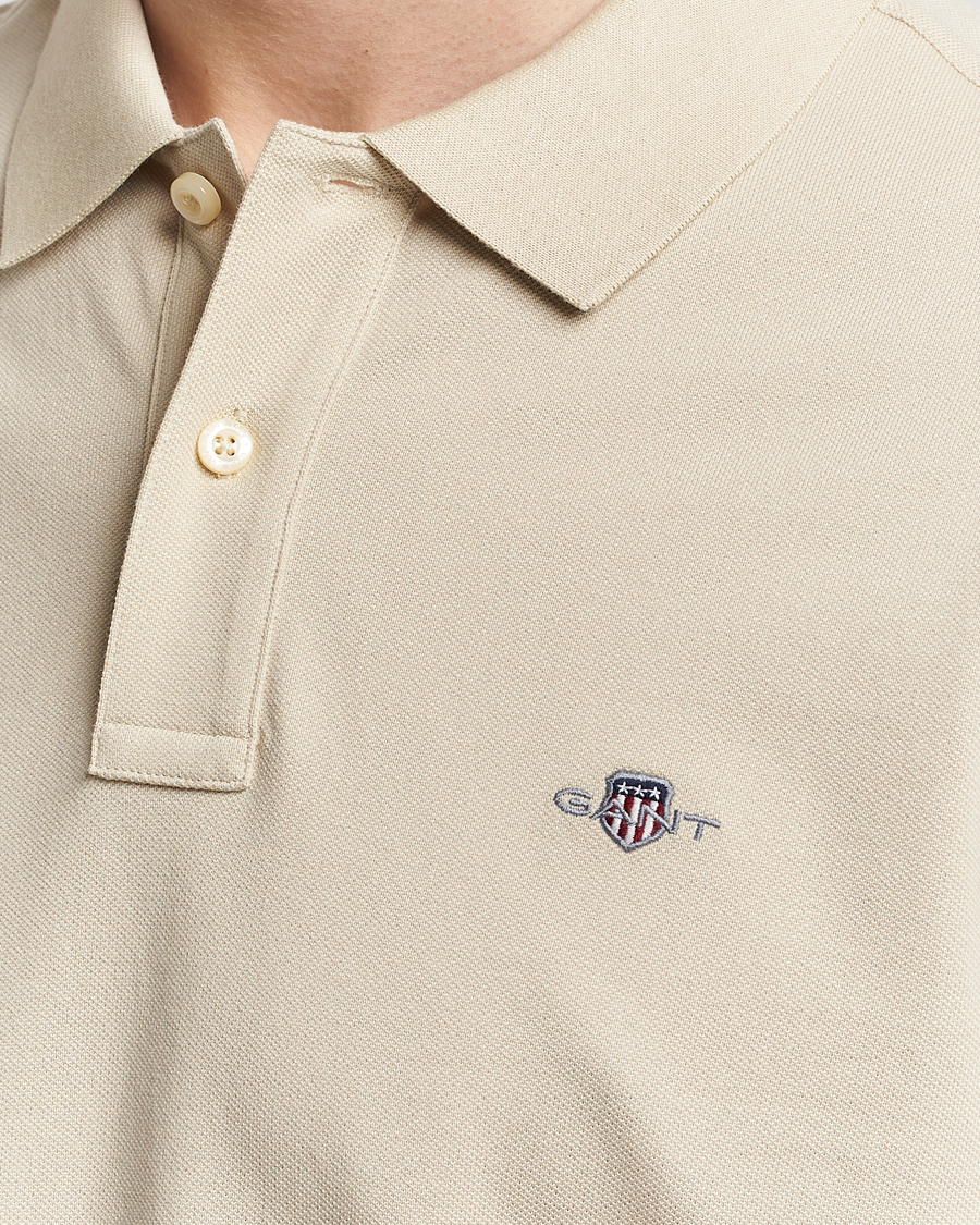 Herre | Pikéer | GANT | The Original Polo Silky Beige