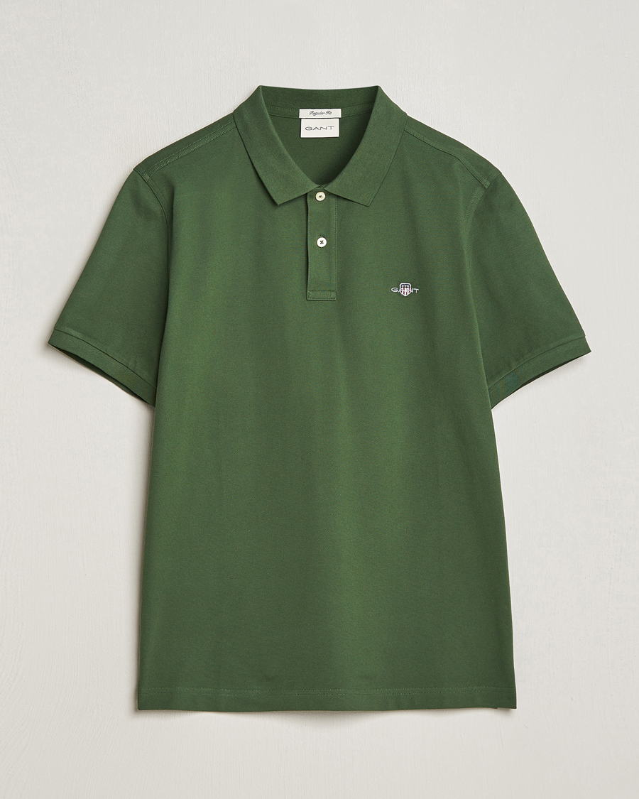 Herre | Pikéer | GANT | The Original Polo Pine Green