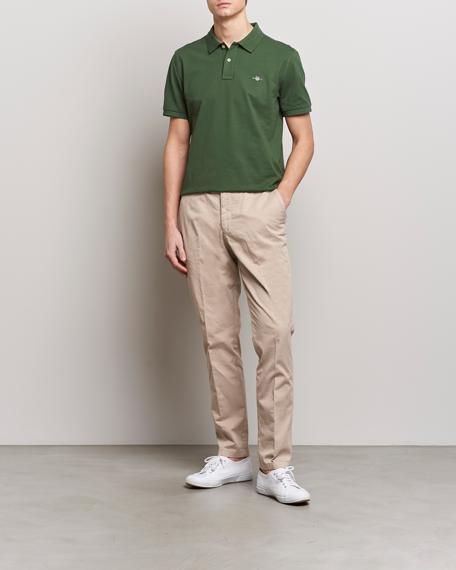 Herre | Pikéer | GANT | The Original Polo Pine Green
