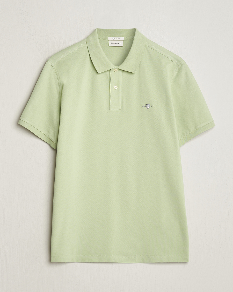 Herre | Pikéer | GANT | The Original Polo Milky Matcha