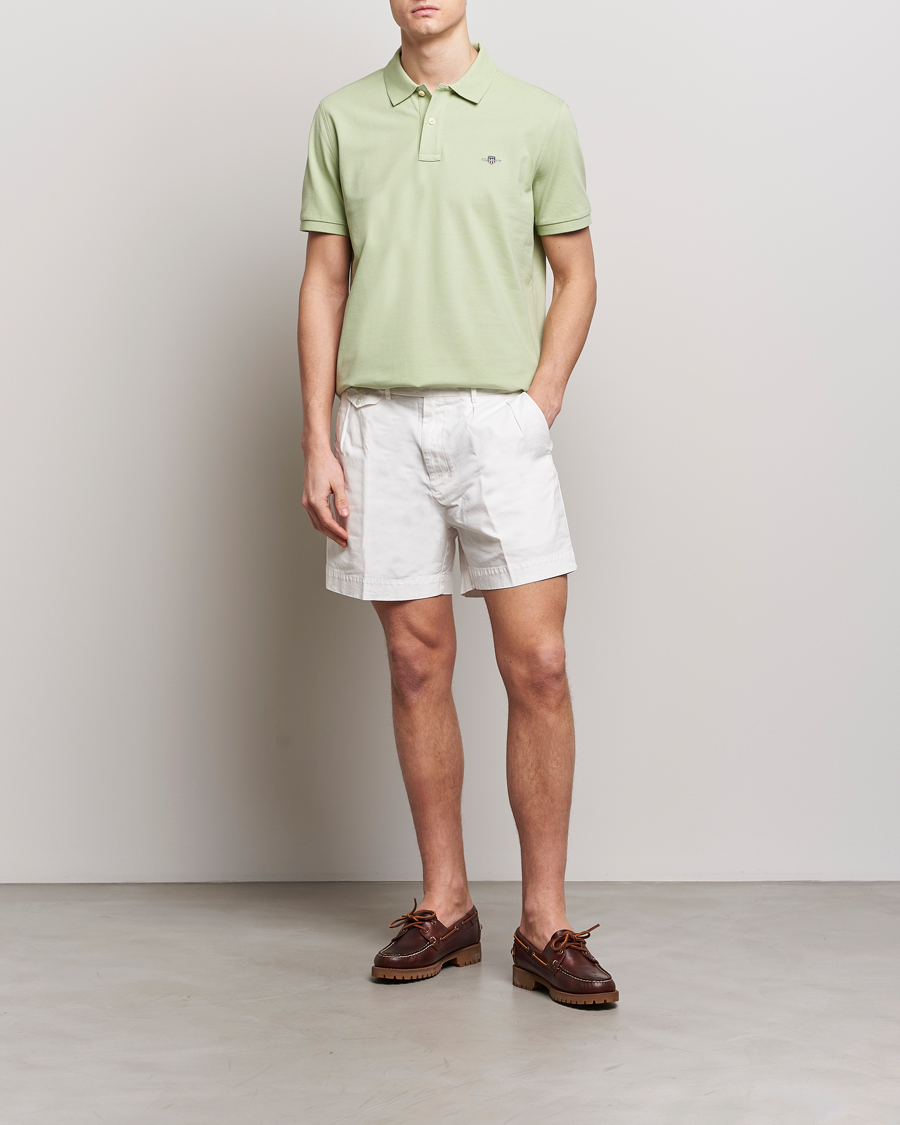 Herre | Pikéer | GANT | The Original Polo Milky Matcha