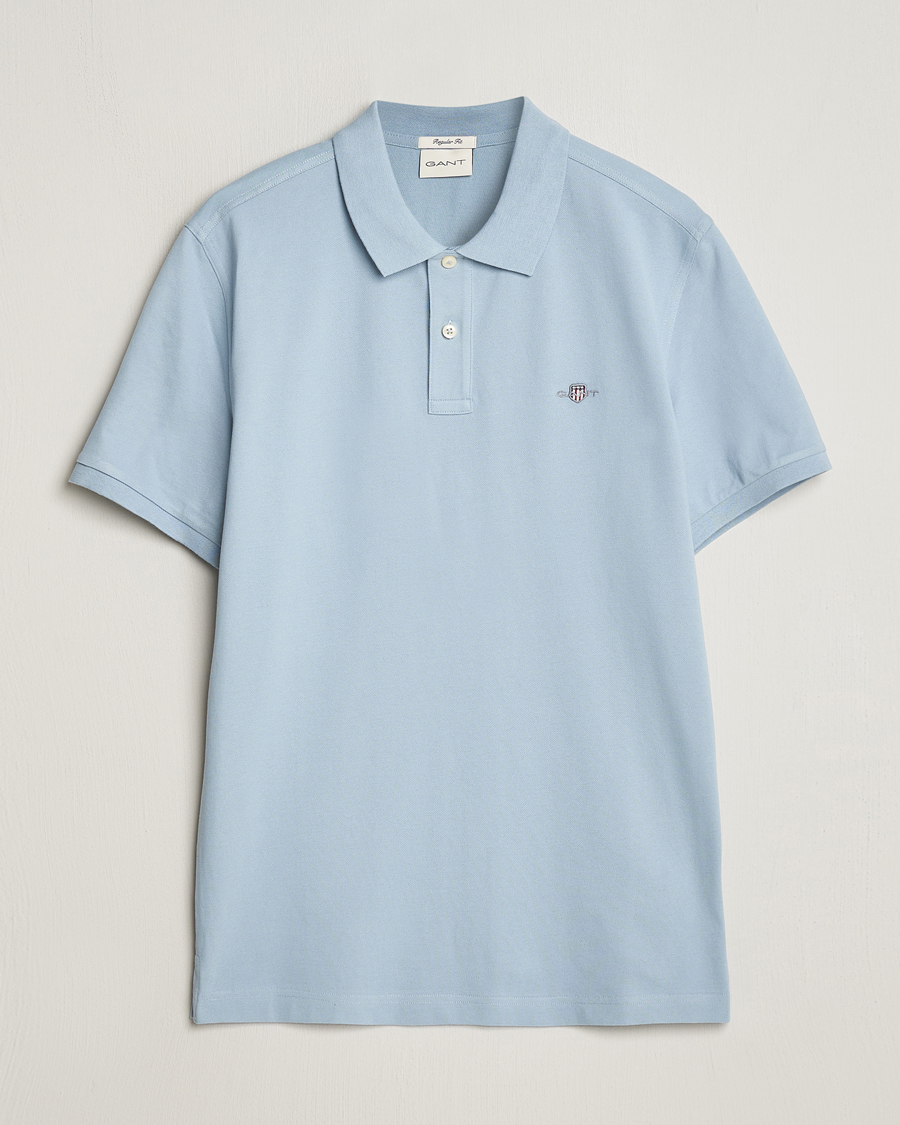 Herre | Pikéer | GANT | The Original Polo Dove Blue
