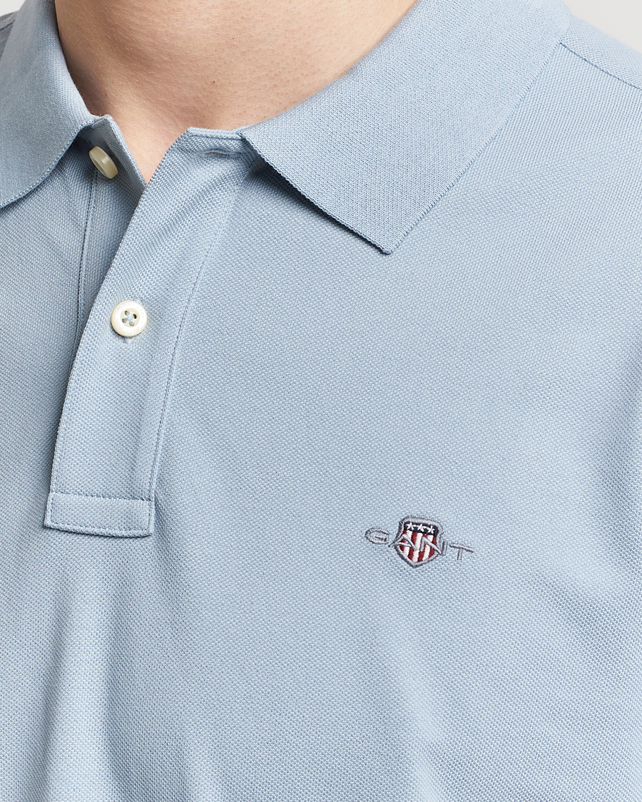 Herre | Pikéer | GANT | The Original Polo Dove Blue