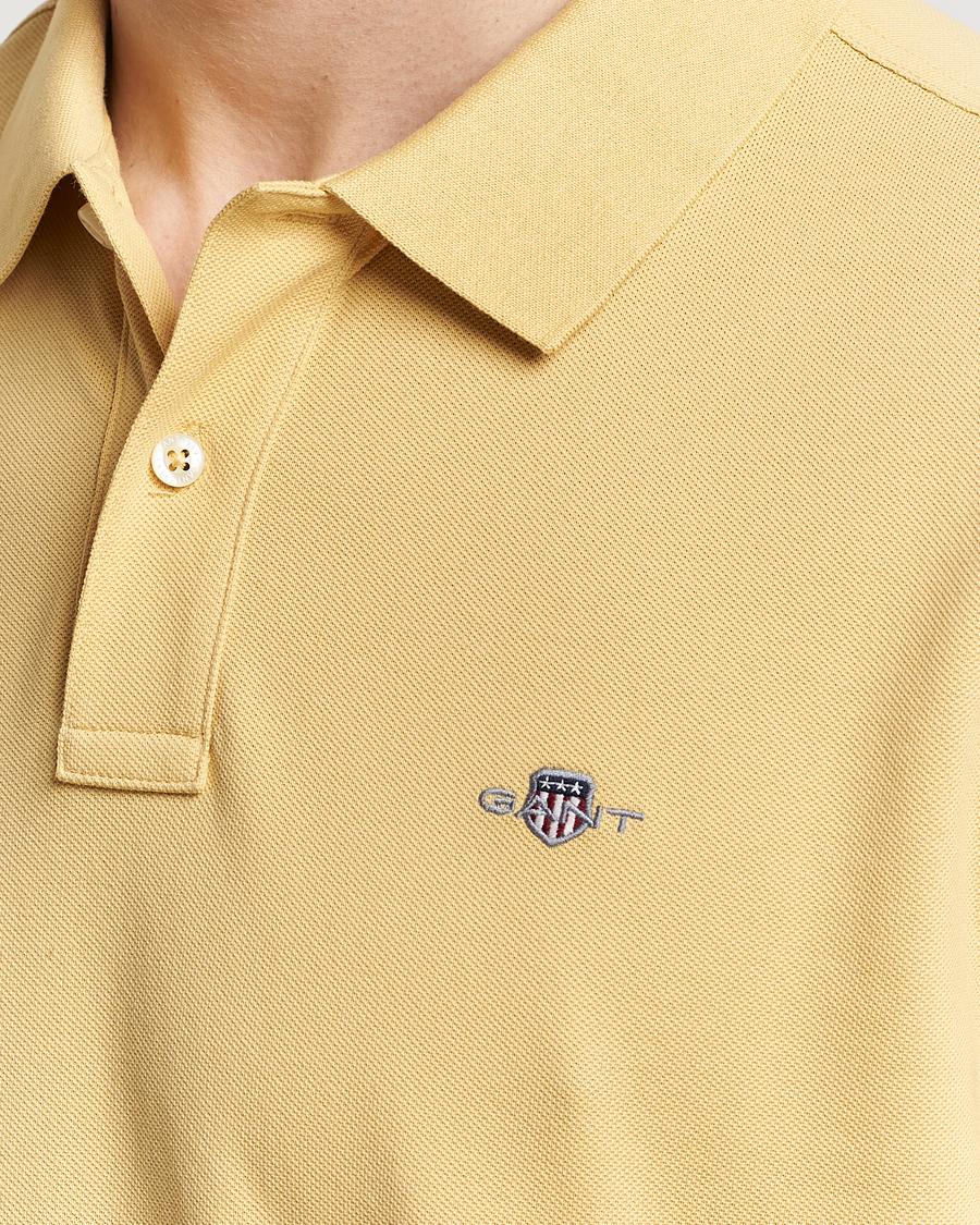 Herre | Pikéer | GANT | The Original Polo Dusty Yellow