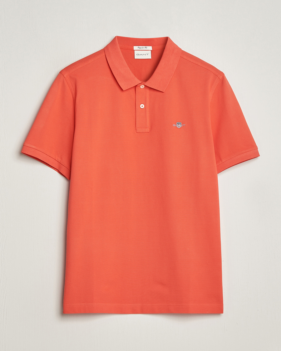 Herre | Pikéer | GANT | The Original Polo Burnt Orange