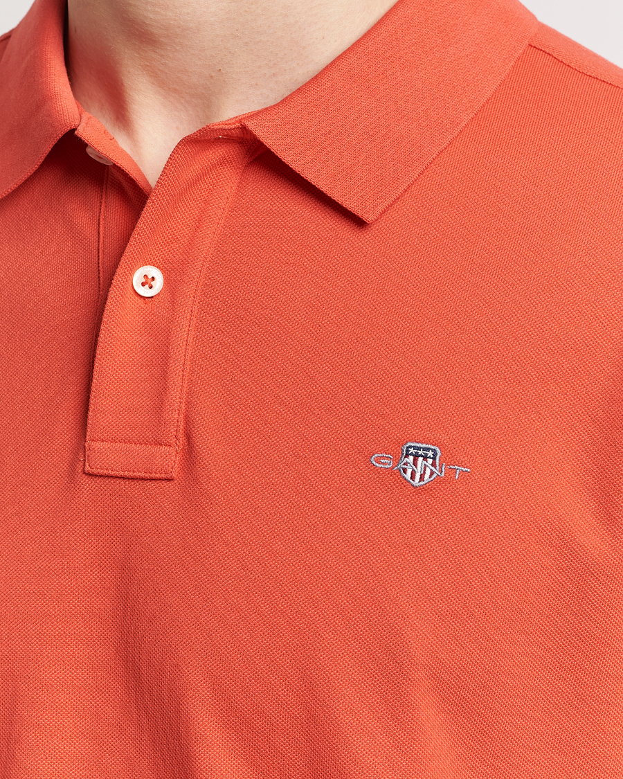 Herre | Pikéer | GANT | The Original Polo Burnt Orange