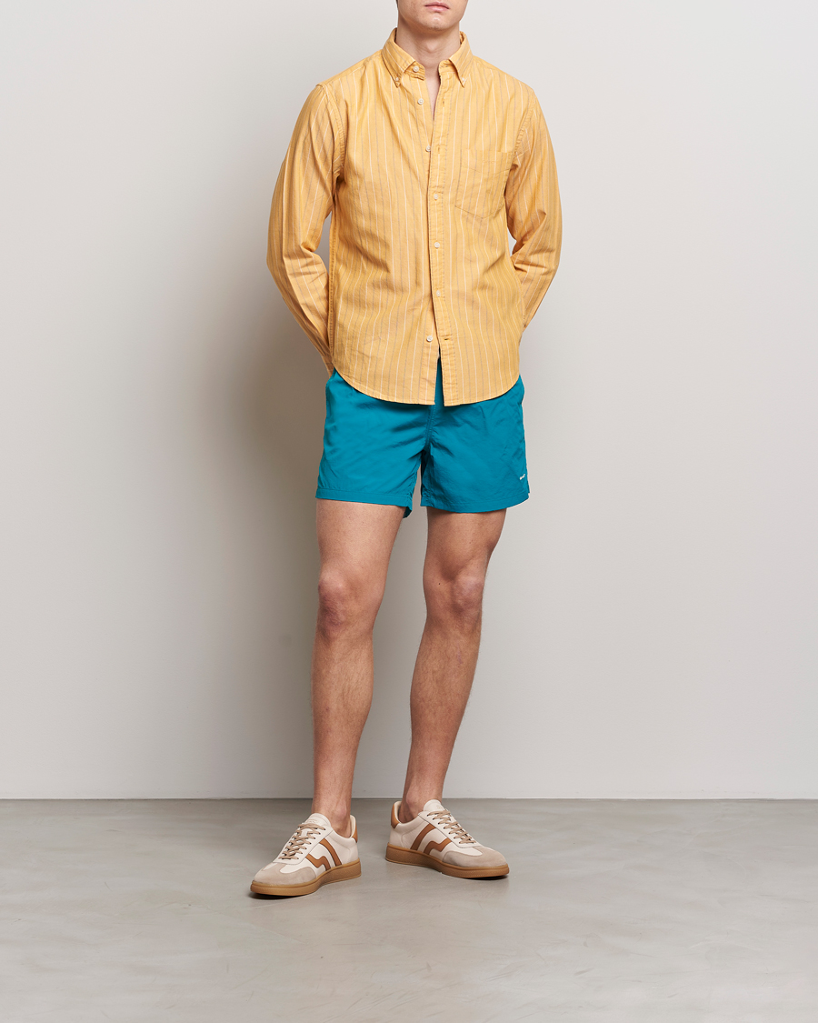 Herre | Badeshorts | GANT | Basic Swimshorts Ocean Turquoise