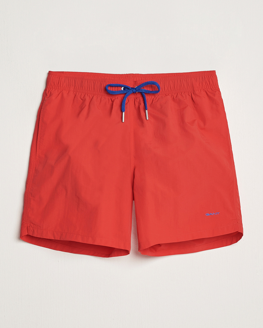 Herre | Badeshorts | Gant | Basic Swimshorts Bright Red