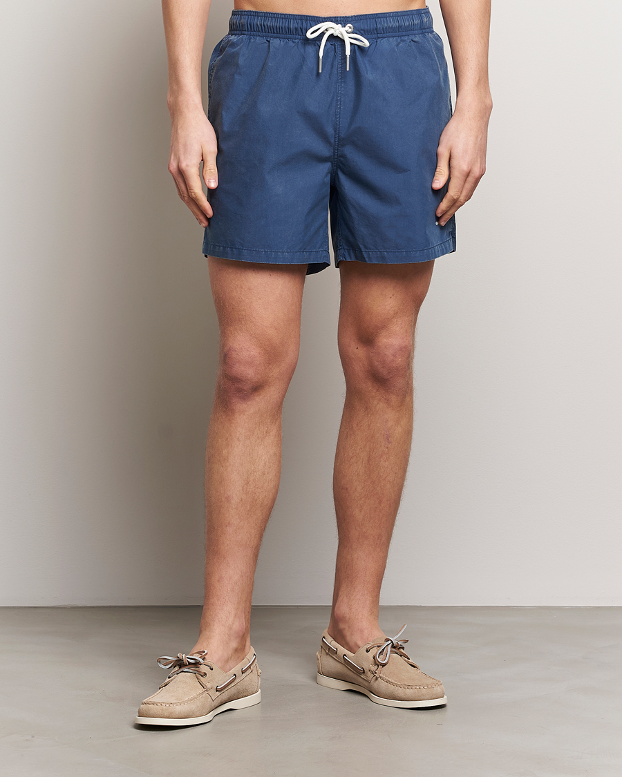Herre | Badeshorts | GANT | Sunbleached Swimshorts Dusty Blue Sea