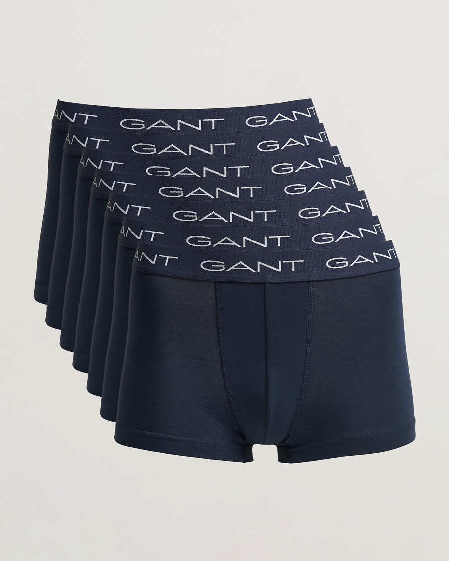 Herre | Undertøy | GANT | 7-Pack Trunks Navy