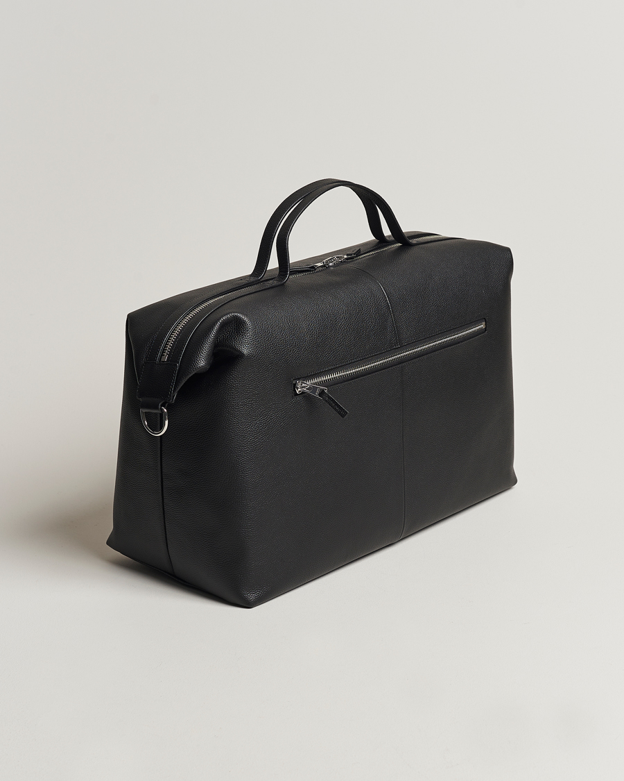 Herre | Vesker | GANT | Leather Weekendbag Black